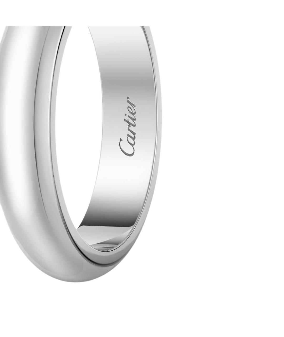 CARTIER Серебряное платиновое кольцо, фото 5