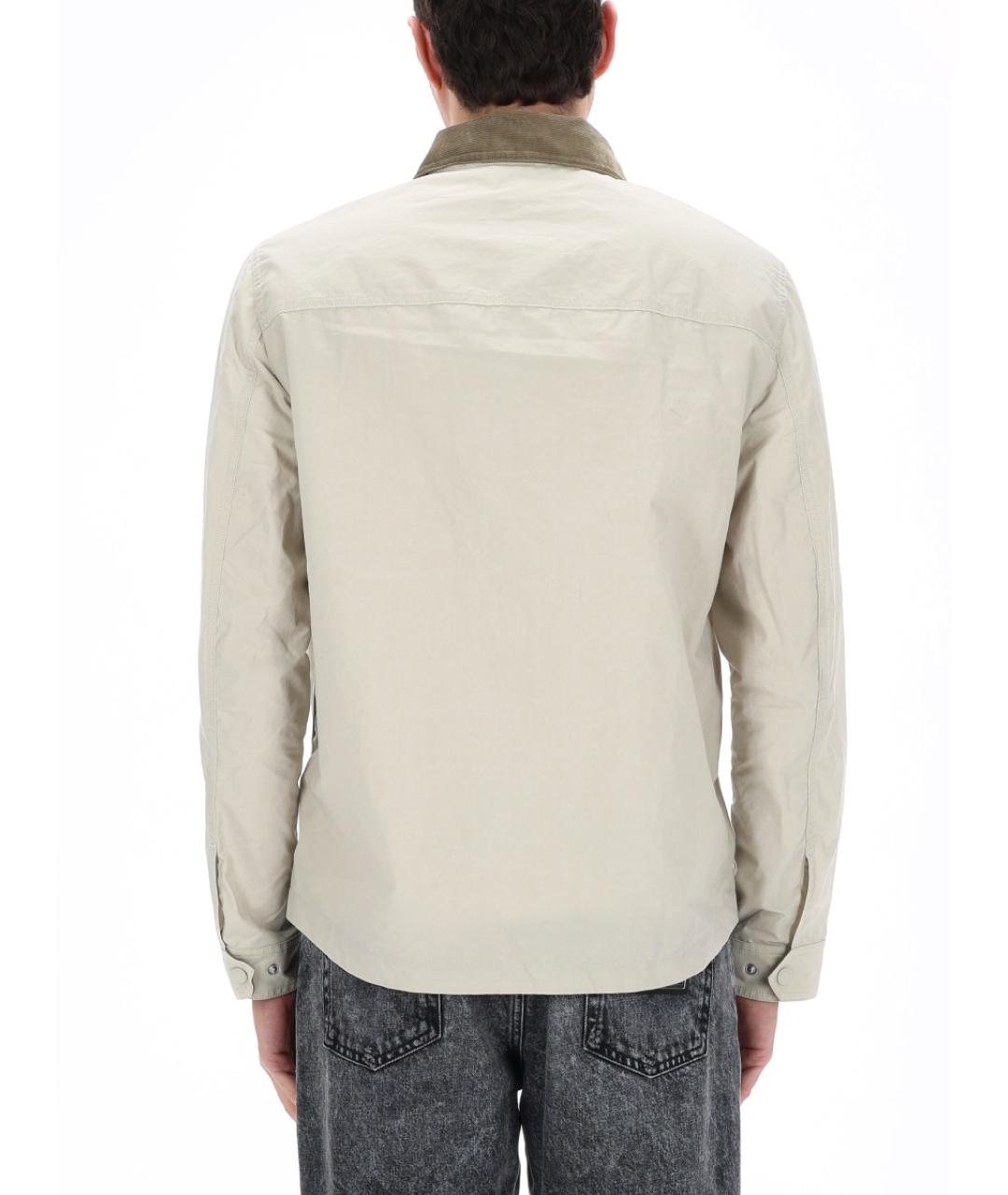 BELSTAFF Белая хлопковая куртка, фото 2