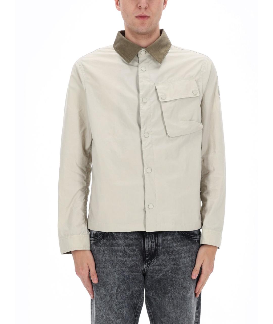 BELSTAFF Белая хлопковая куртка, фото 4