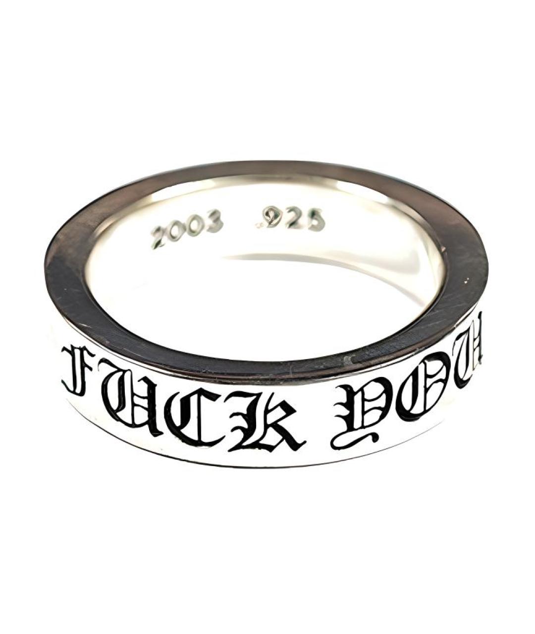 CHROME HEARTS Серебряное серебряное кольцо, фото 2
