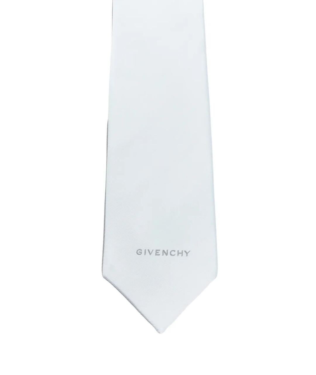 GIVENCHY Голубой шелковый галстук, фото 2
