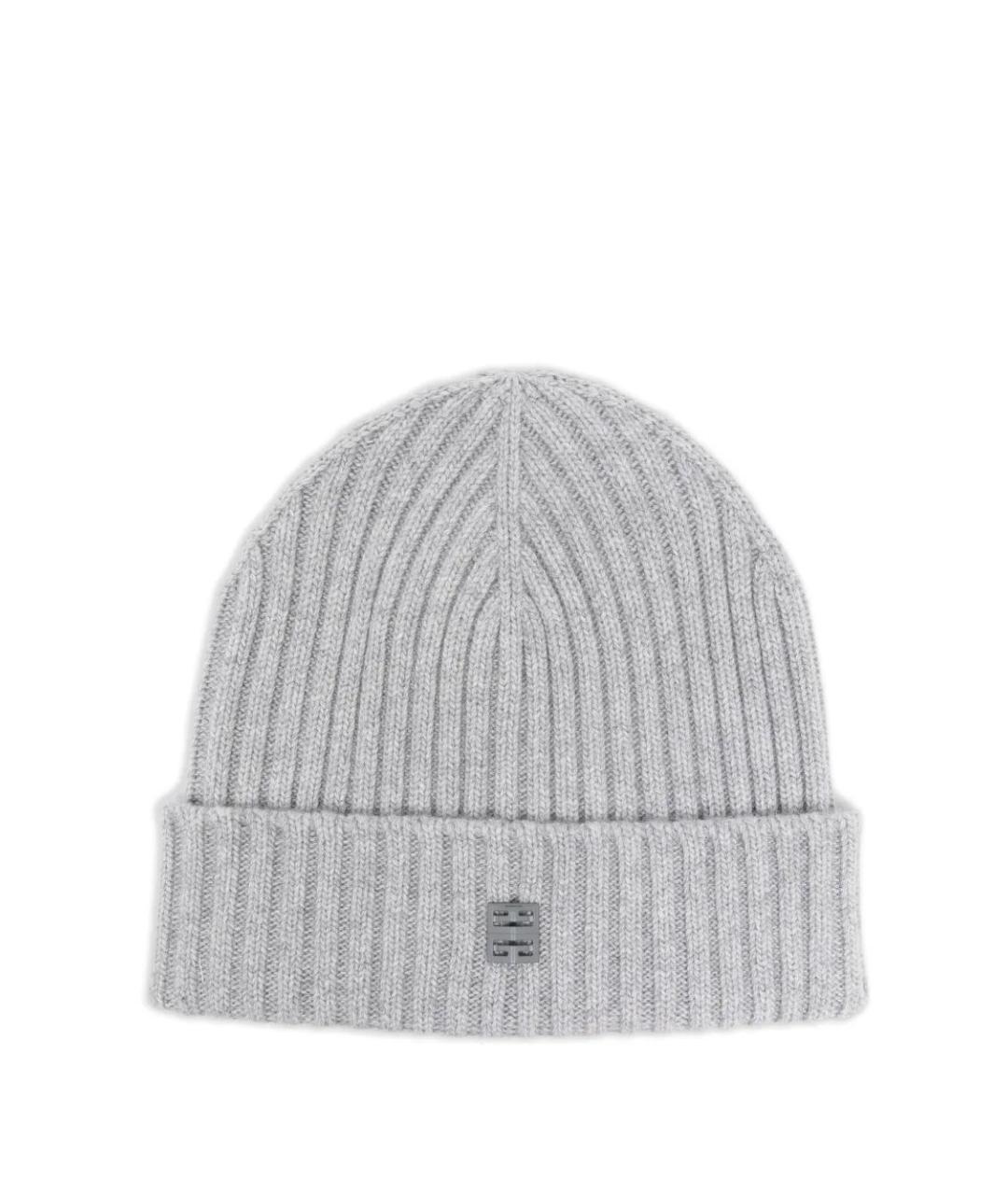 GIVENCHY Серая кашемировая шапка, фото 1