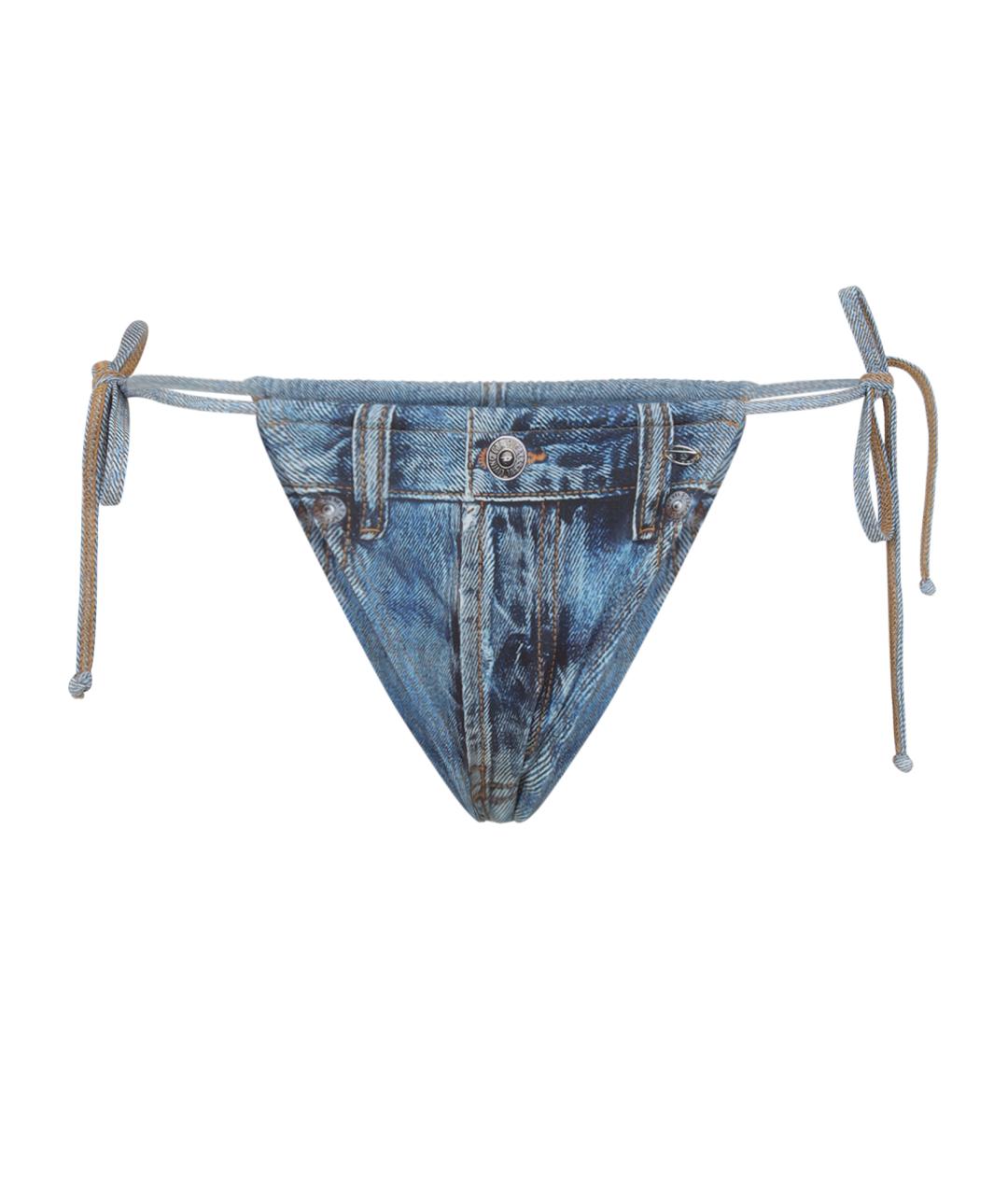 DIESEL Синий полиэстеровый купальник, фото 1