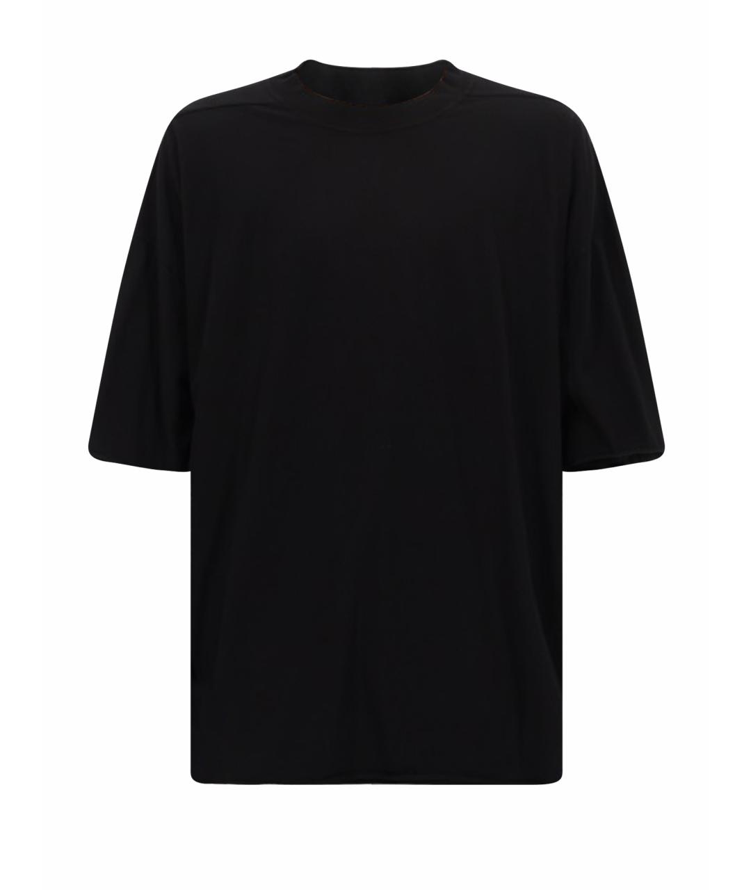 RICK OWENS DRKSHDW Черная хлопковая футболка, фото 1