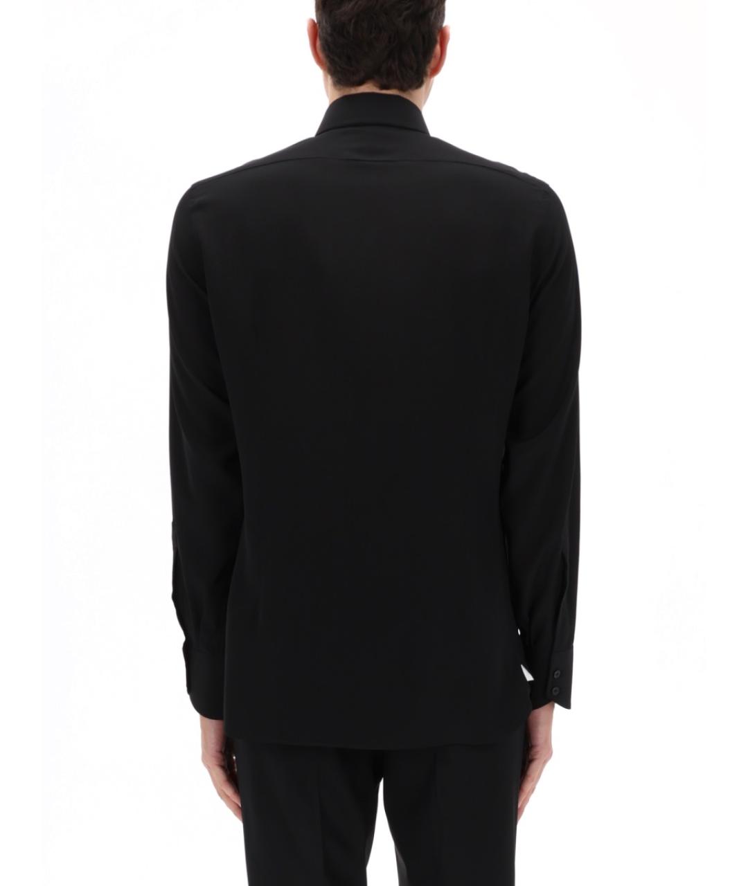 TOM FORD Черная шелковая кэжуал рубашка, фото 2