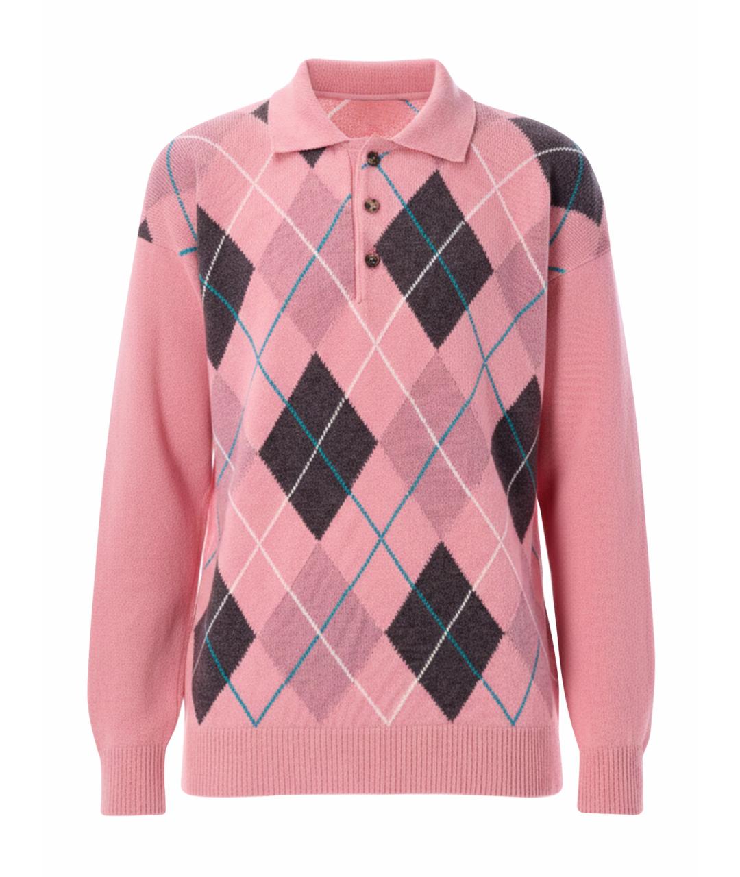 J.W.ANDERSON Розовый шерстяной джемпер / свитер, фото 1