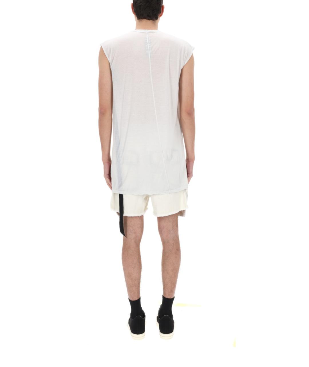 RICK OWENS DRKSHDW Черная хлопковая майка, фото 3