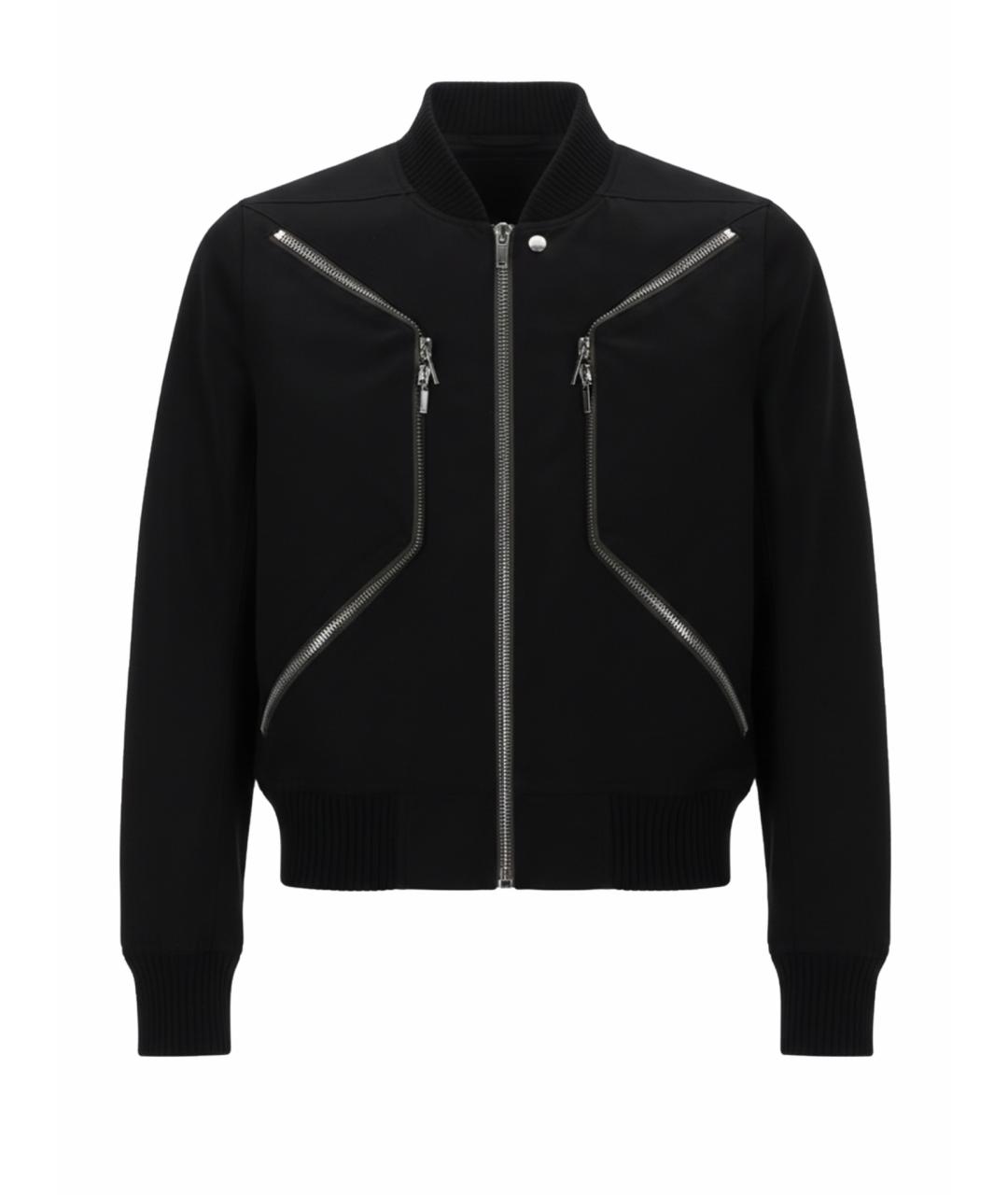 RICK OWENS Черная шерстяная куртка, фото 1