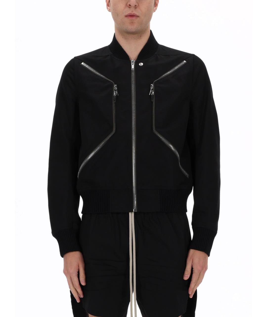 RICK OWENS Черная шерстяная куртка, фото 4