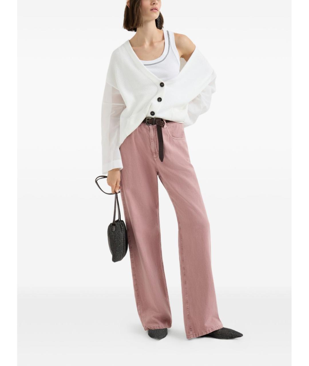 BRUNELLO CUCINELLI Белый хлопковый кардиган, фото 3