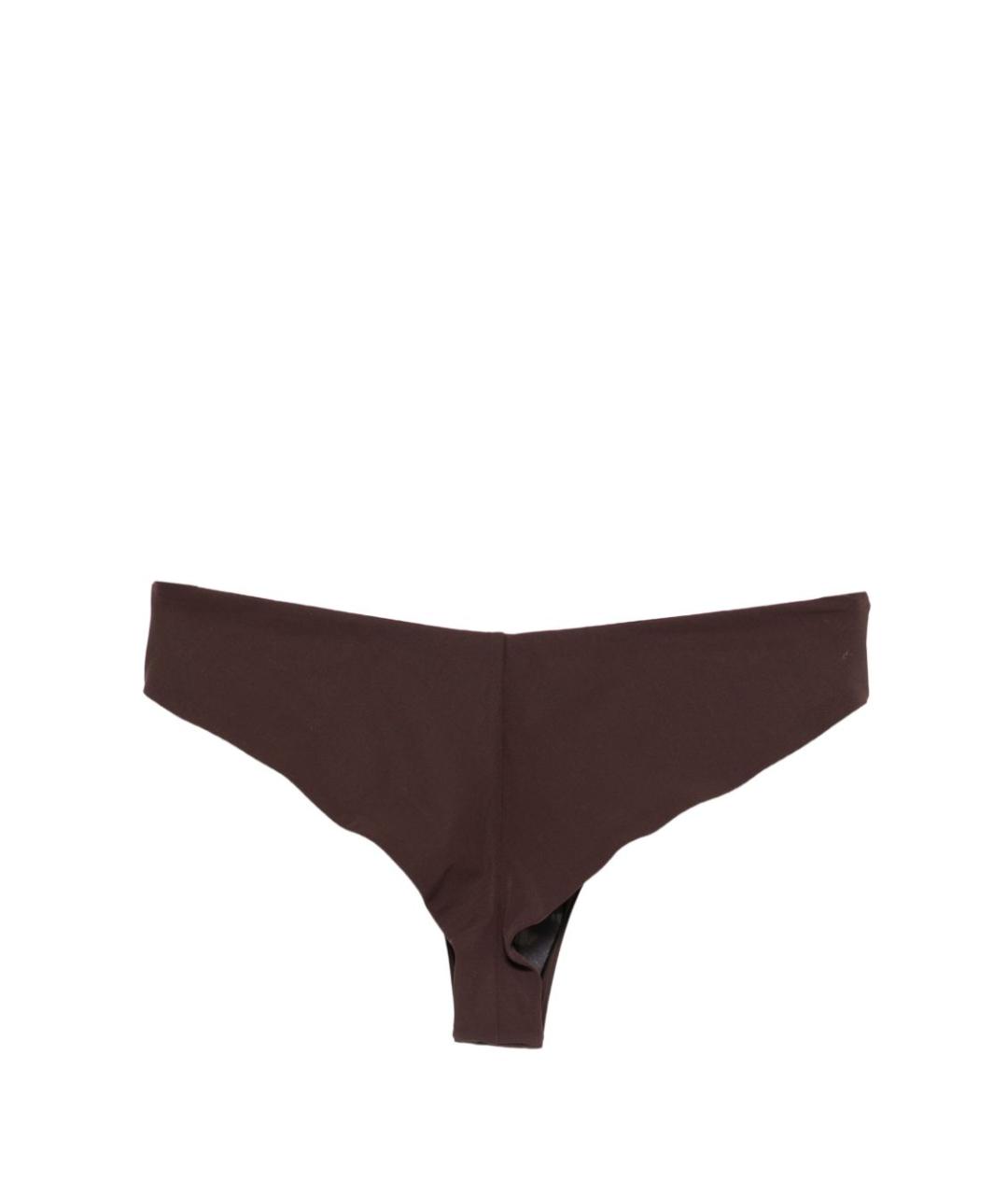 BRUNELLO CUCINELLI Коричневый полиамидовый купальник, фото 2