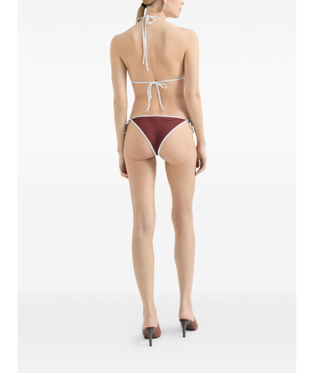 BRUNELLO CUCINELLI Красный полиамидовый купальник, фото 4