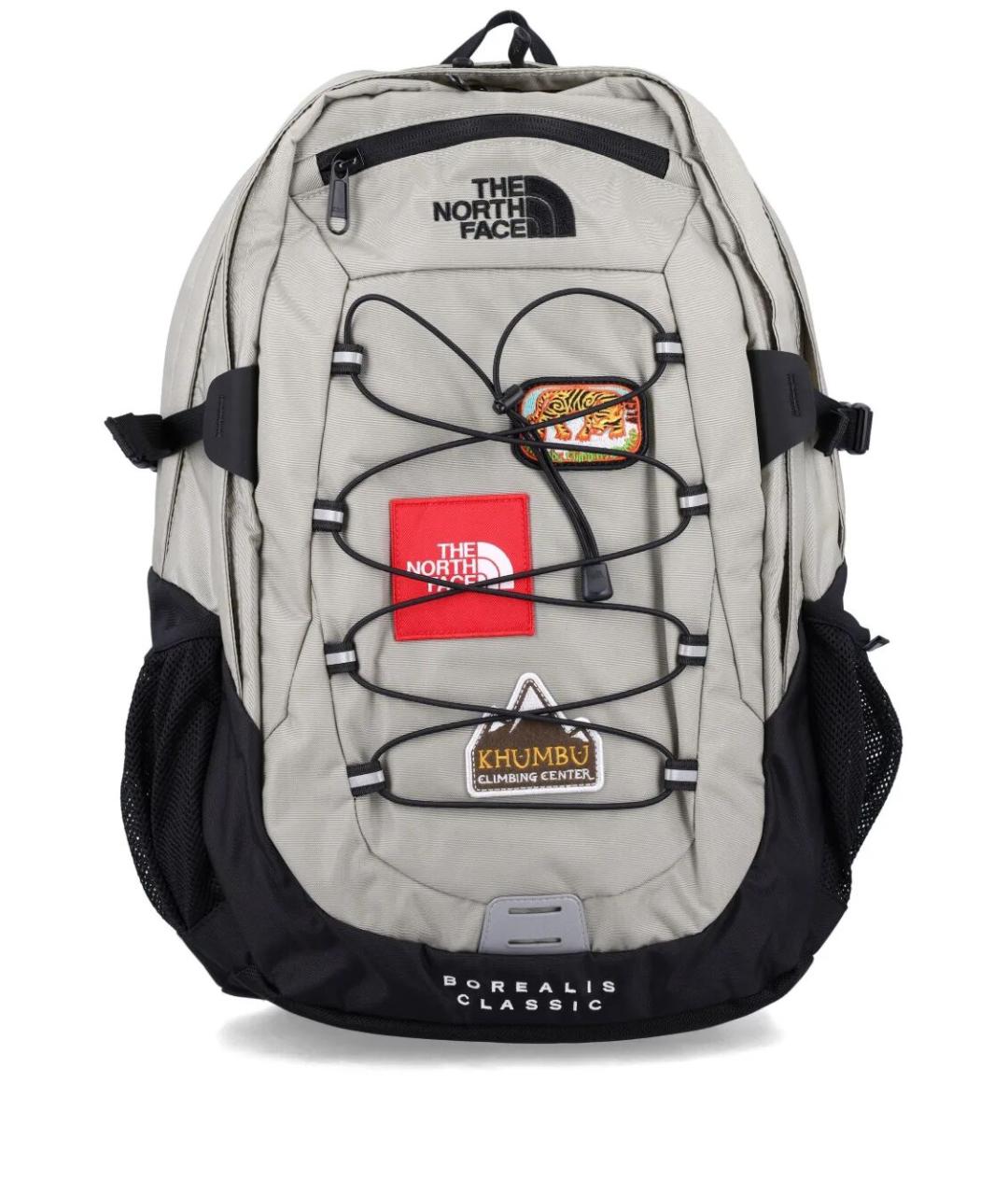THE NORTH FACE Серый тканевый рюкзак, фото 1