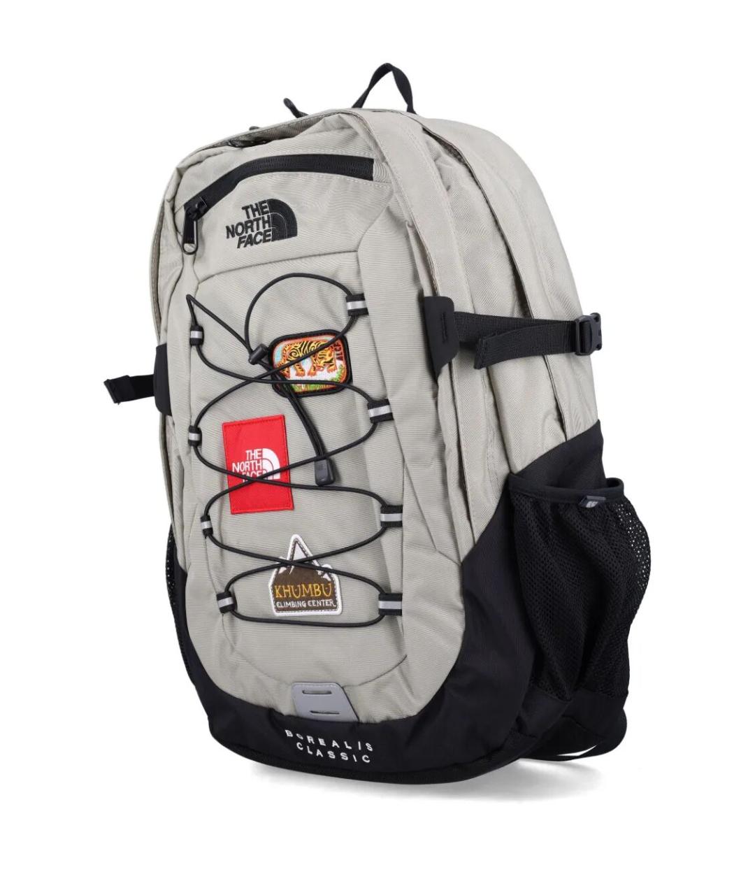 THE NORTH FACE Серый тканевый рюкзак, фото 4