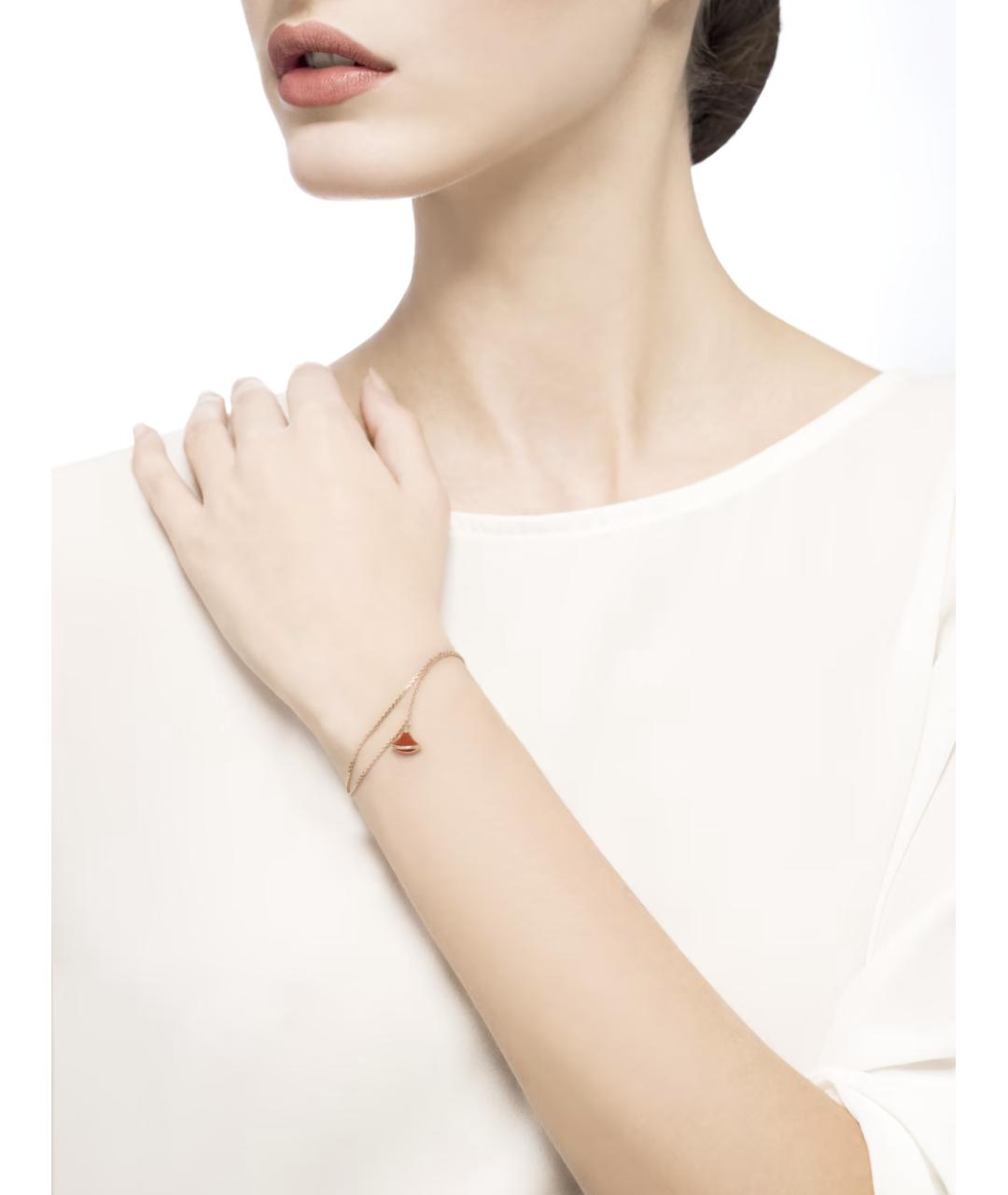 BVLGARI Красный браслет из розового золота, фото 3