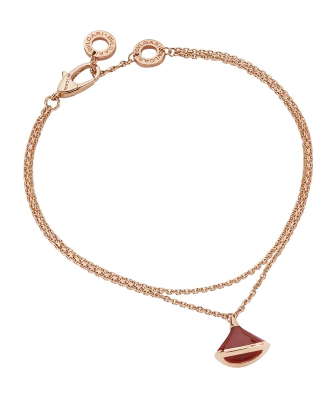 BVLGARI Красный браслет из розового золота, фото 1