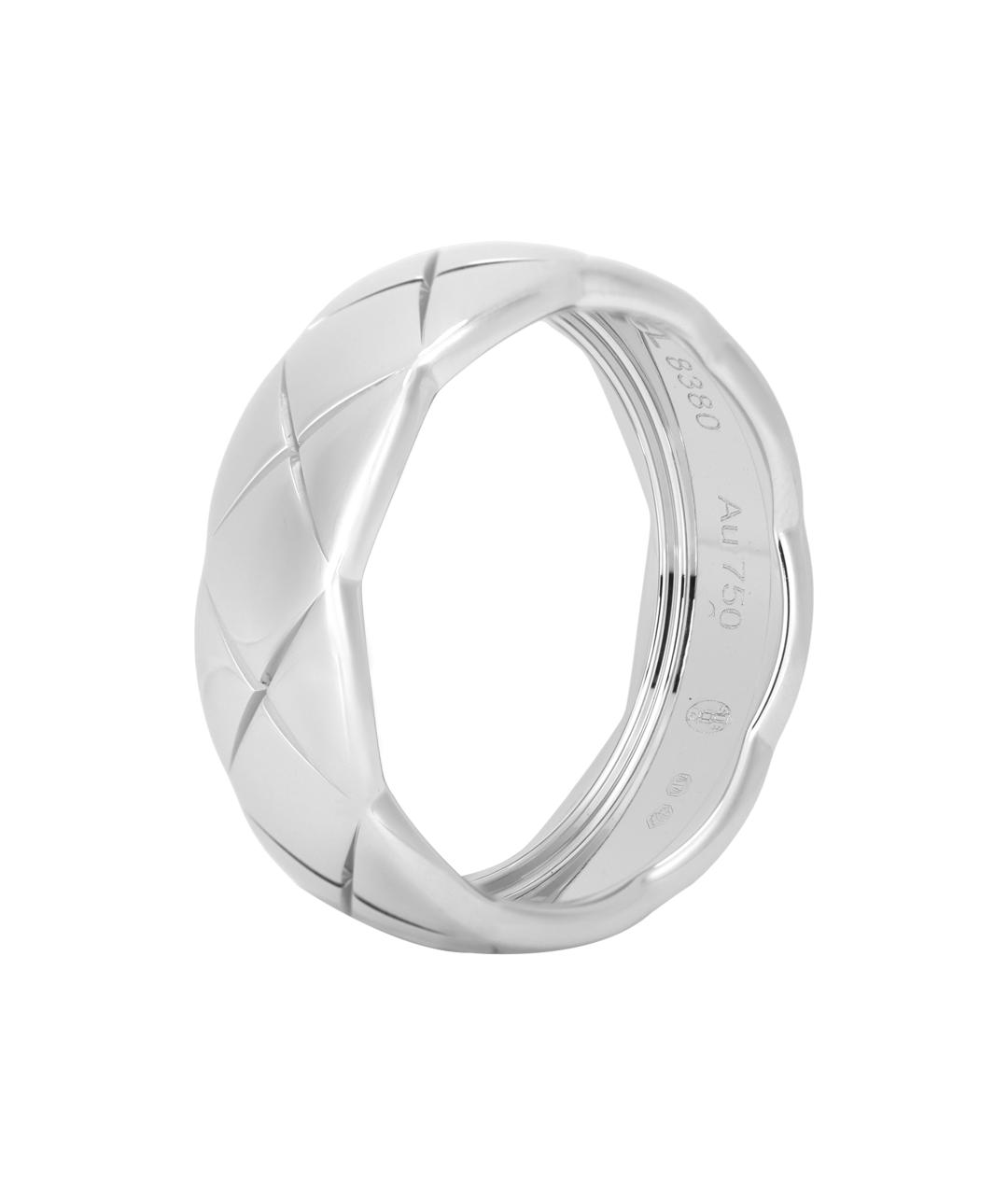 CHANEL Серебряное кольцо из белого золота, фото 1