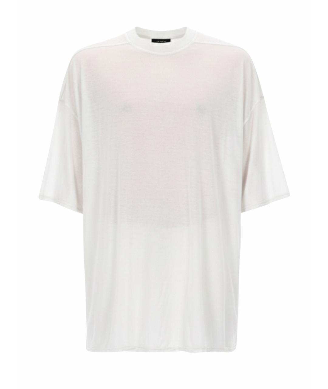 RICK OWENS DRKSHDW Белая хлопковая футболка, фото 1