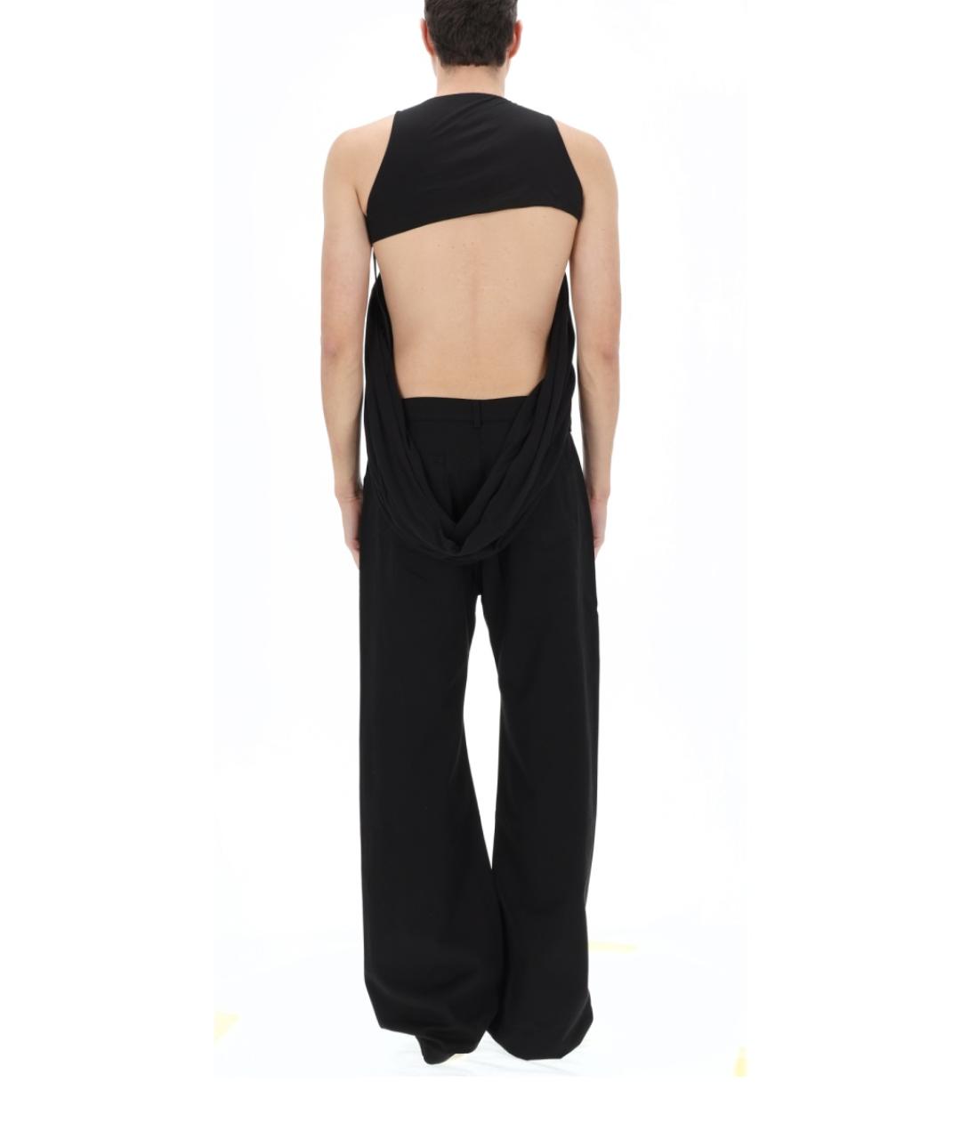 RICK OWENS DRKSHDW Черная хлопковая майка, фото 3