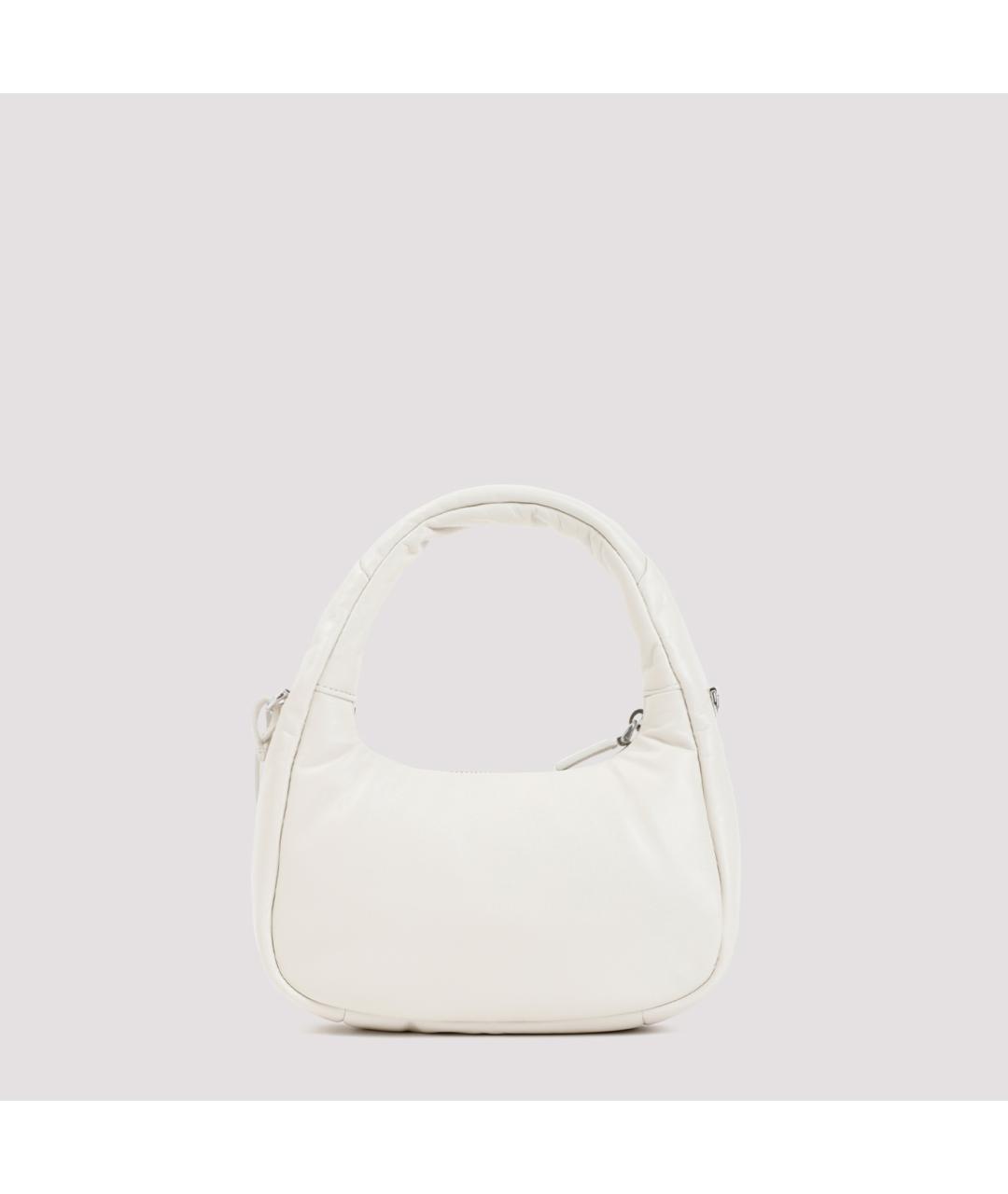 PRADA Белая кожаная сумка через плечо, фото 3