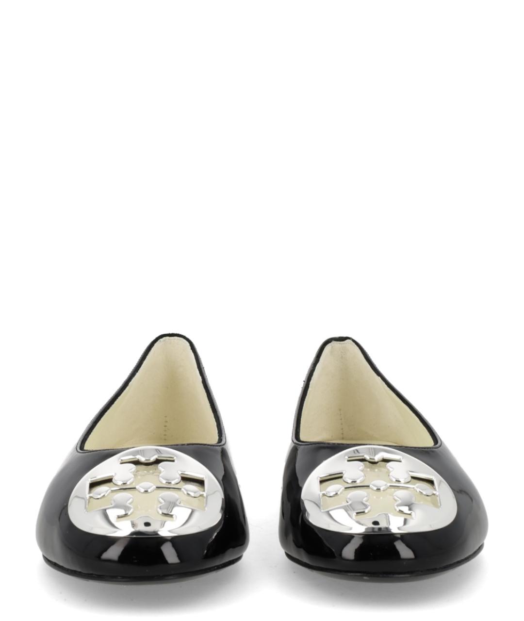 TORY BURCH Черные кожаные балетки, фото 4