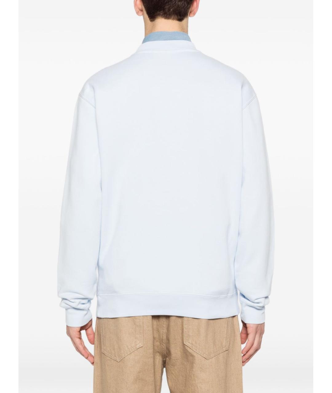 JACQUEMUS Синий хлопковый джемпер / свитер, фото 2