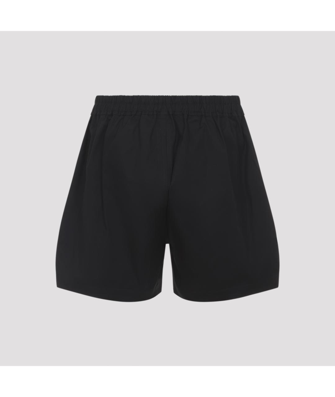 RICK OWENS Черные хлопковые шорты, фото 3