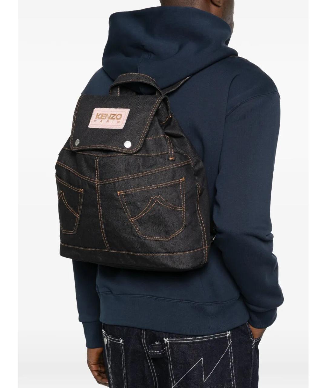 KENZO Синий рюкзак, фото 4