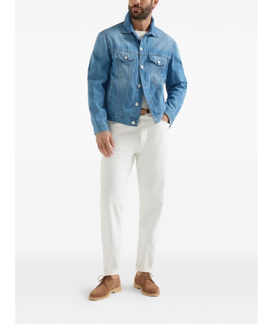 BRUNELLO CUCINELLI Коричневые замшевые низкие кроссовки / кеды, фото 3