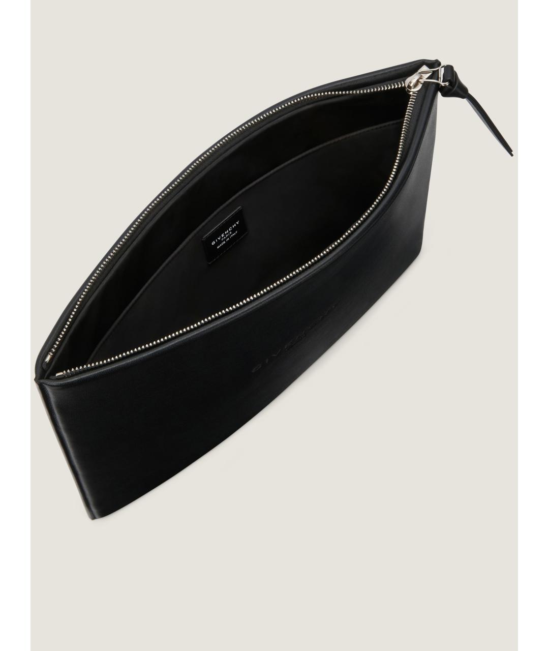 GIVENCHY Черная кожаная папка для документов, фото 3