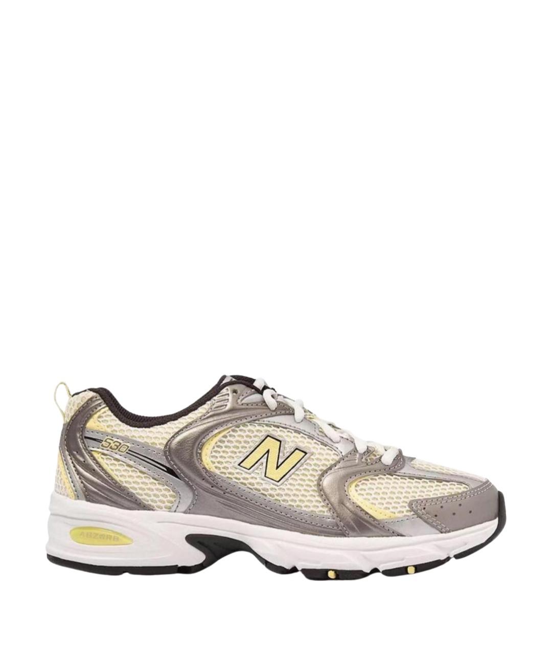 NEW BALANCE Бежевые текстильные кроссовки, фото 1