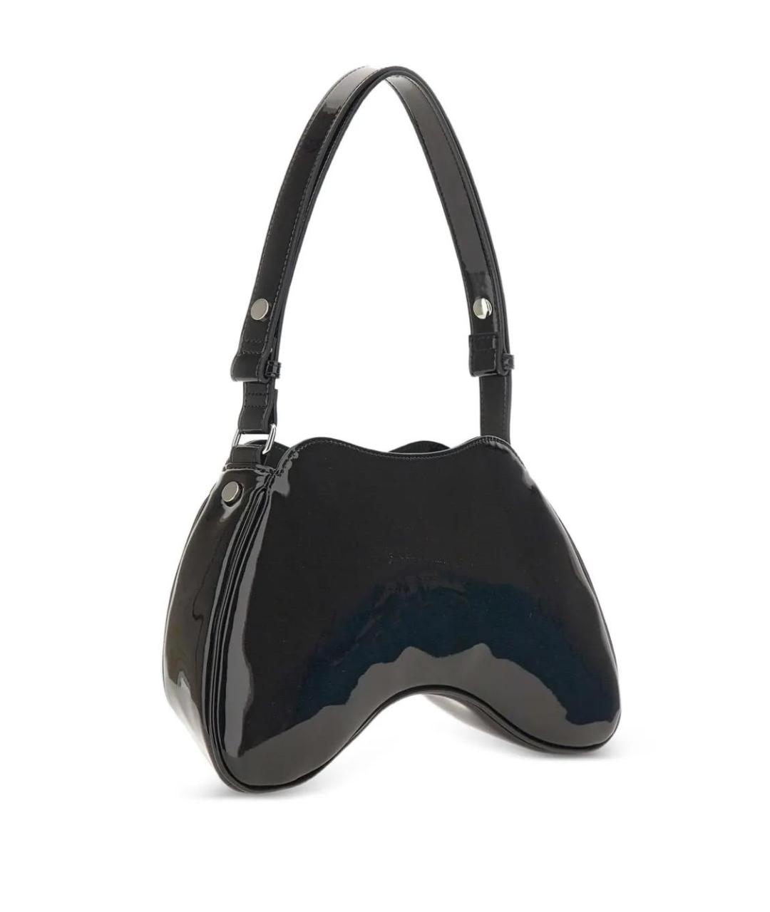 DIESEL Черная сумка через плечо из искусственной кожи, фото 2