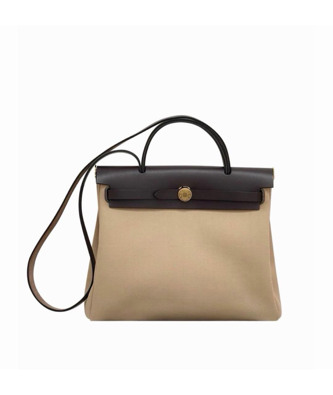 HERMES Тканевая сумка через плечо, фото 4