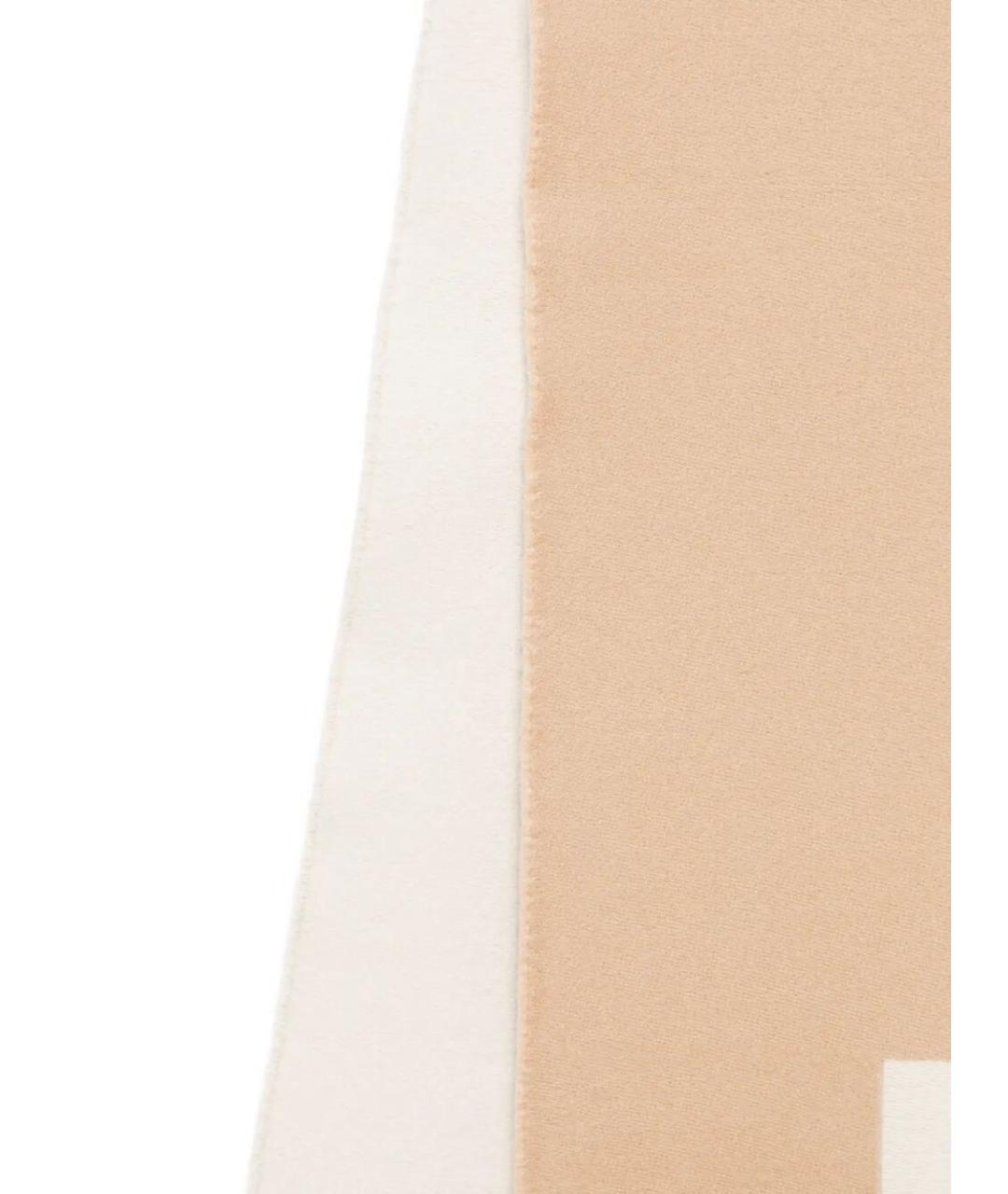 GIVENCHY Бежевый шерстяной шарф, фото 2