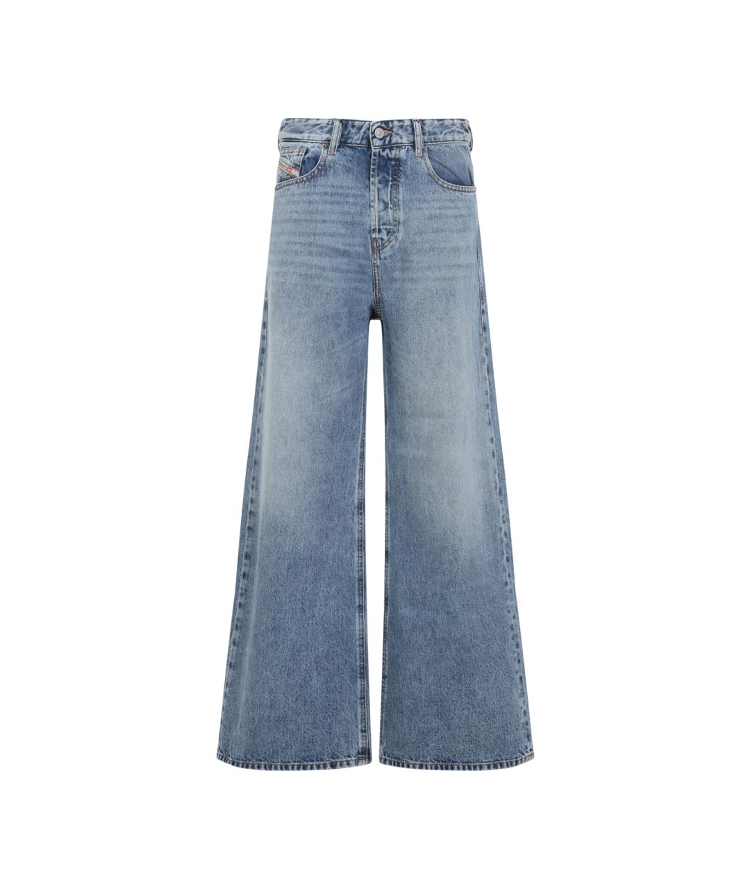 DIESEL Синие хлопковые джинсы клеш, фото 1