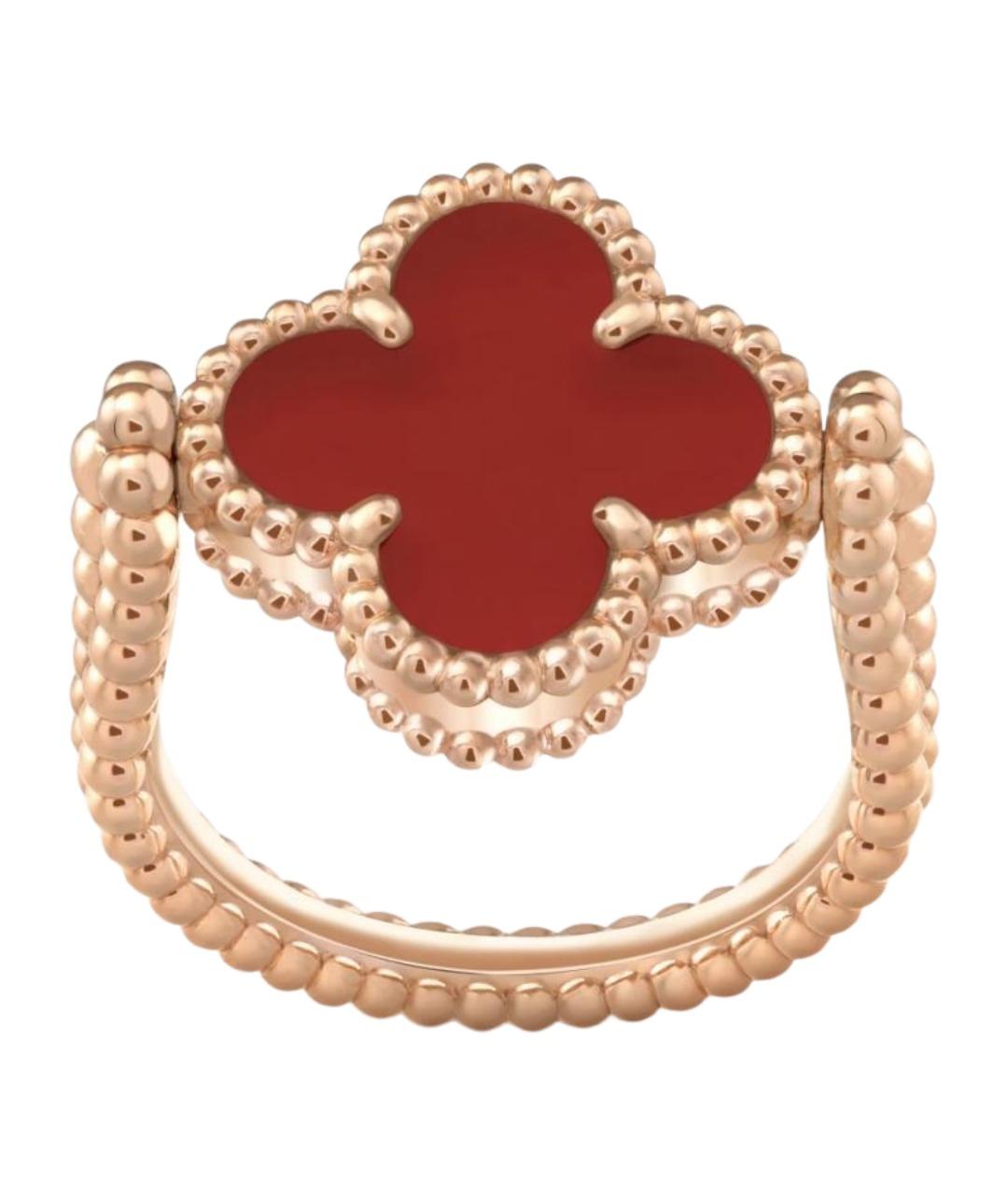 VAN CLEEF & ARPELS Красное кольцо из розового золота, фото 2