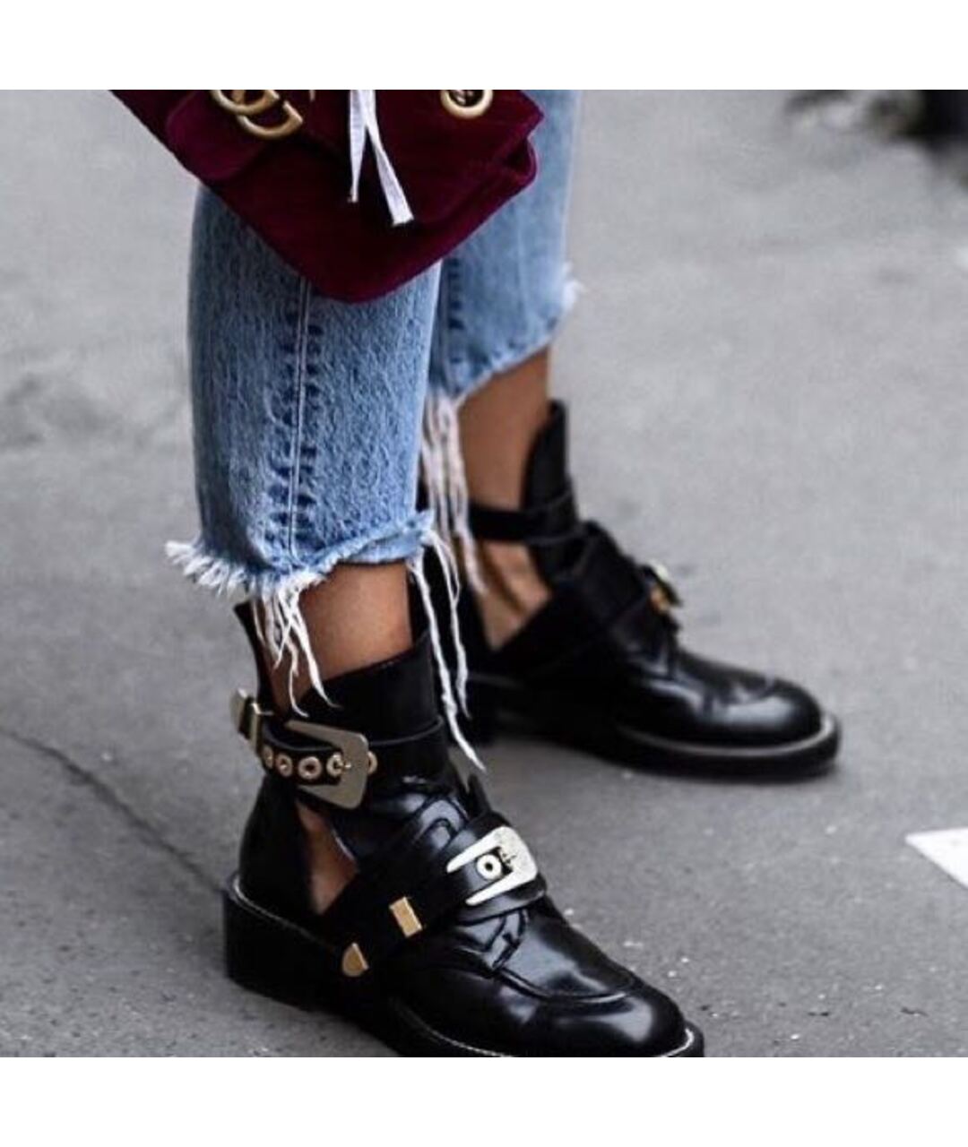 BALENCIAGA Черные кожаные ботинки, фото 8