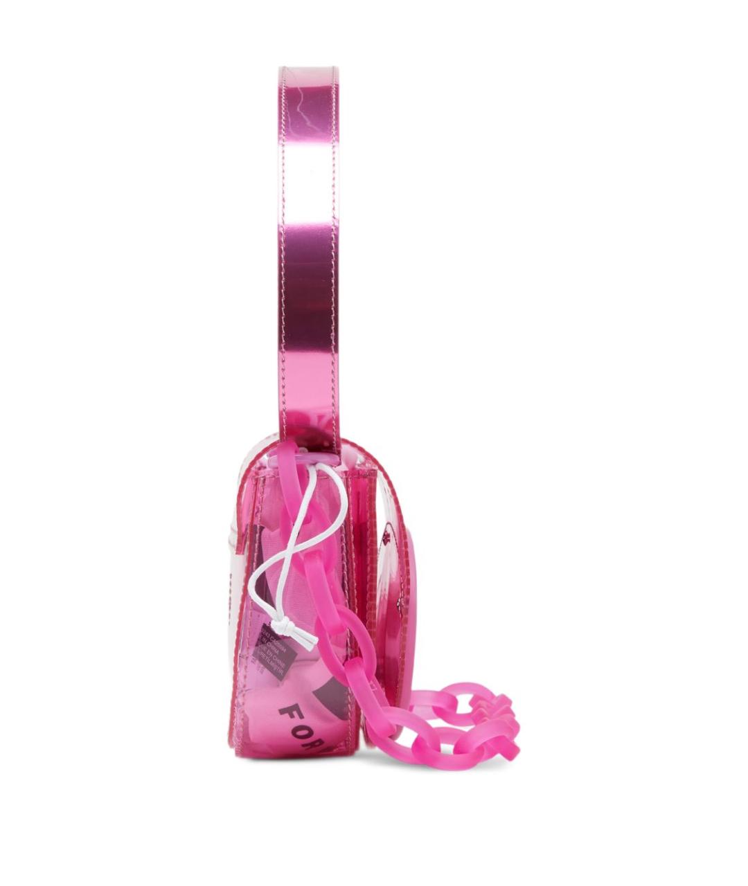 DIESEL Розовая сумка с короткими ручками, фото 5