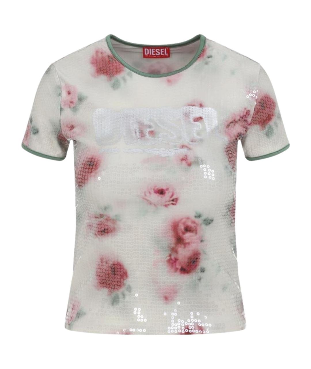 DIESEL Мульти полиамидовая футболка, фото 1
