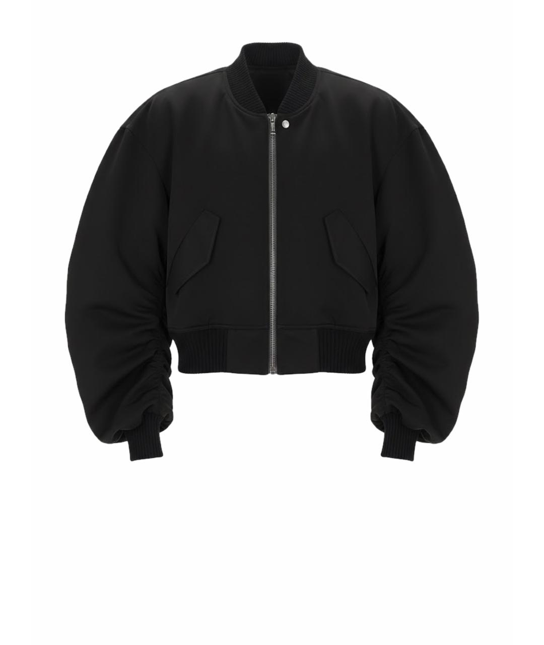 RICK OWENS Черная полиэстеровая куртка, фото 1