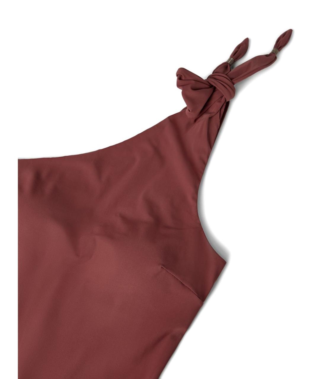 BRUNELLO CUCINELLI Красный полиамидовый купальник, фото 5