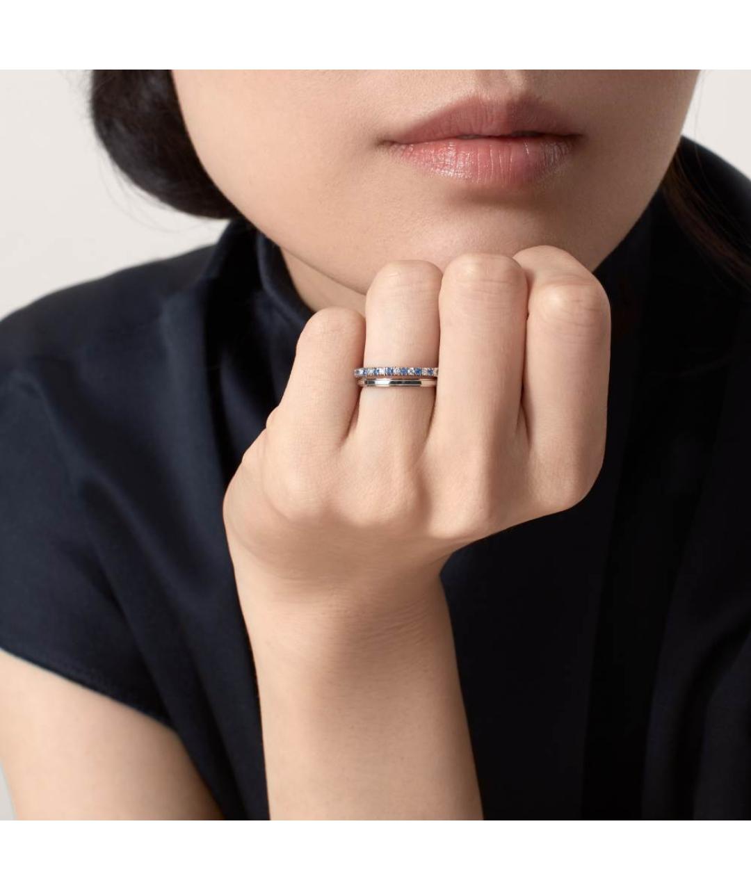 CARTIER Серебряное платиновое кольцо, фото 5