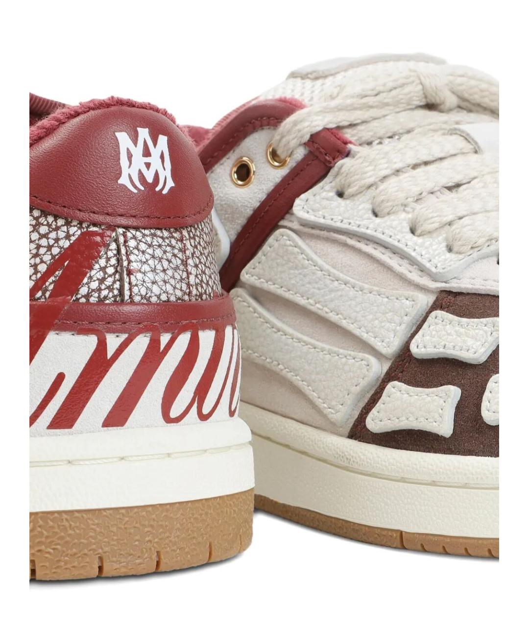 AMIRI Мульти кожаные низкие кроссовки / кеды, фото 2