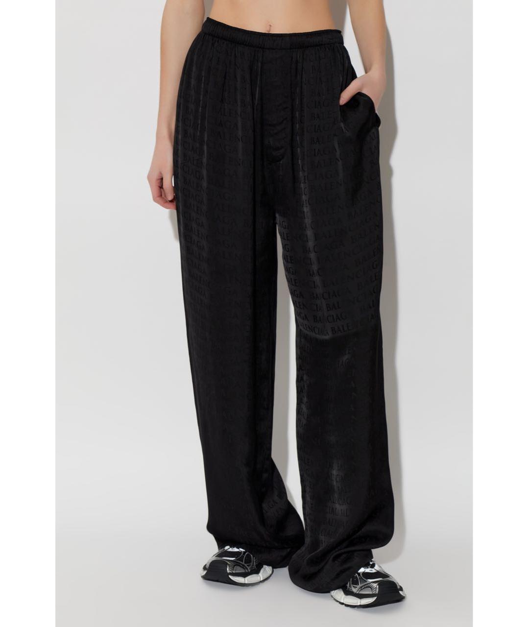 BALENCIAGA Черный вискозный костюм с брюками, фото 7