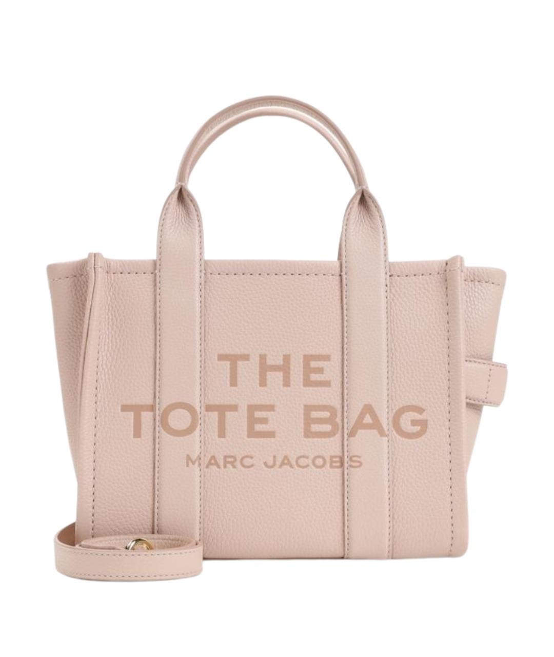 MARC JACOBS Розовая кожаная сумка тоут, фото 1