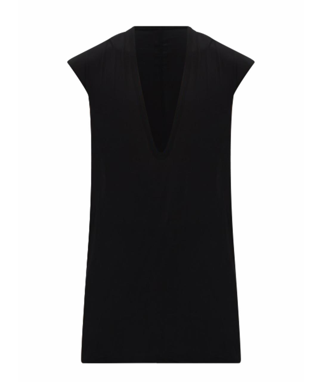 RICK OWENS DRKSHDW Черная хлопковая майка, фото 1