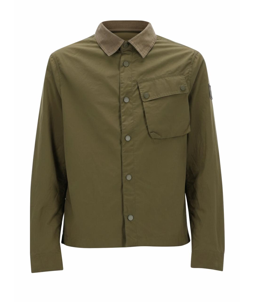 BELSTAFF Зеленая хлопковая куртка, фото 1