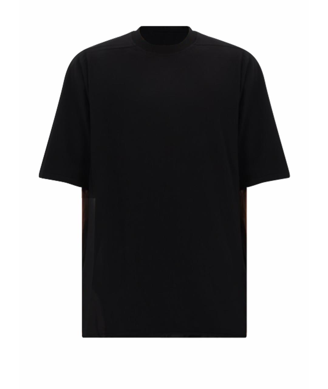 RICK OWENS DRKSHDW Черная хлопковая футболка, фото 1