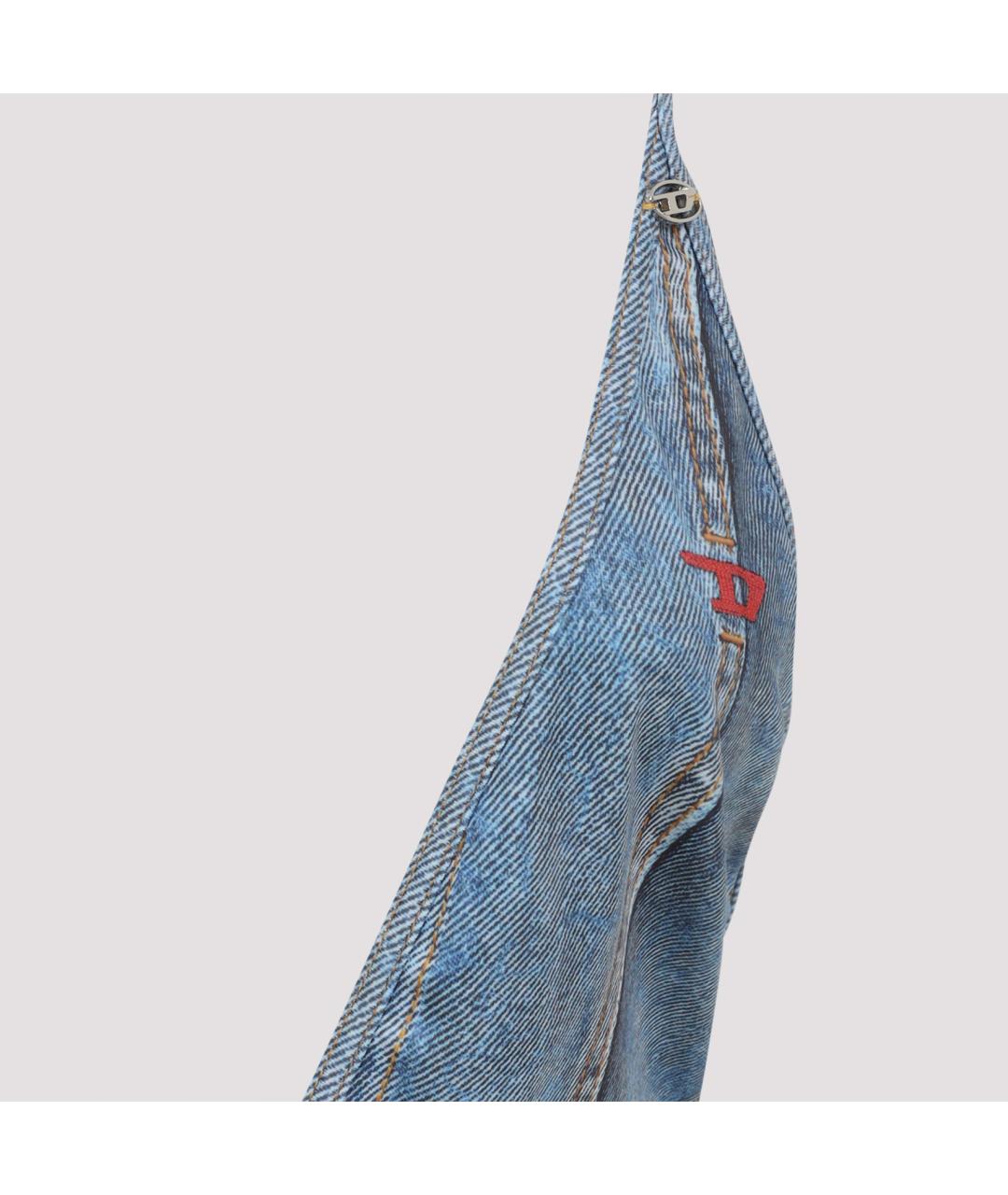 DIESEL Синий полиэстеровый купальник, фото 4