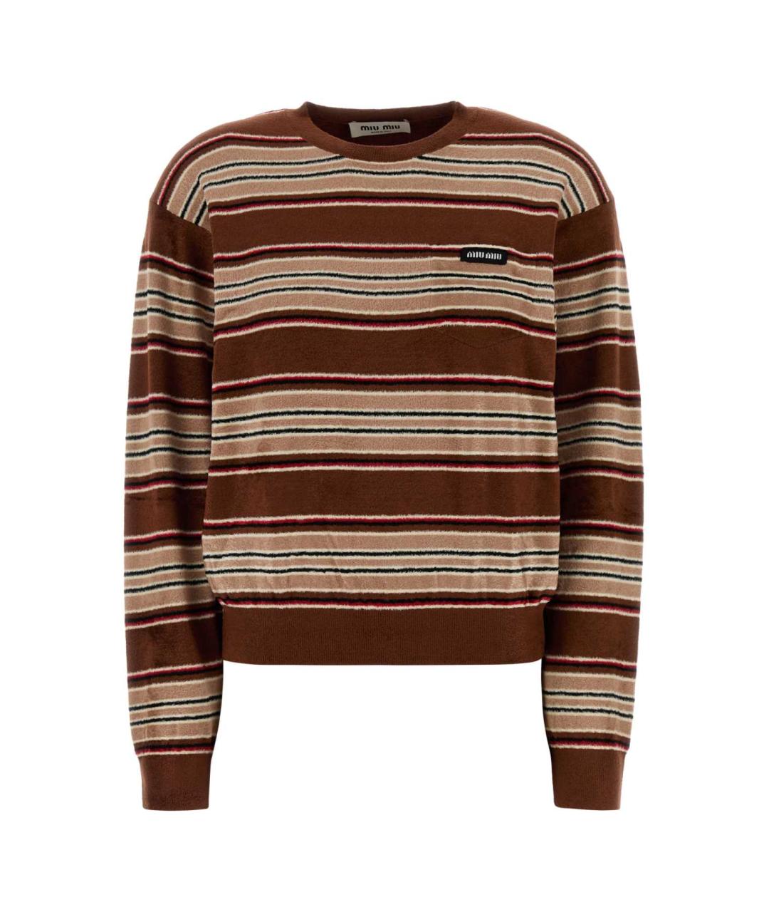 MIU MIU Мульти вискозный джемпер / свитер, фото 1